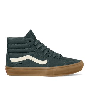 VANS Skate Sk8-Hi Shoes Dark Green/Gum Men's Skate Shoes Vans 