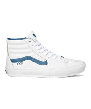 VANS Skate Sk8-Hi Shoes Slushie White/Blue Men's Skate Shoes Vans 