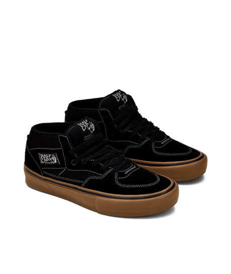 VANS Skate Half Cab Shoes Black/Gum/White Men's Skate Shoes Vans 