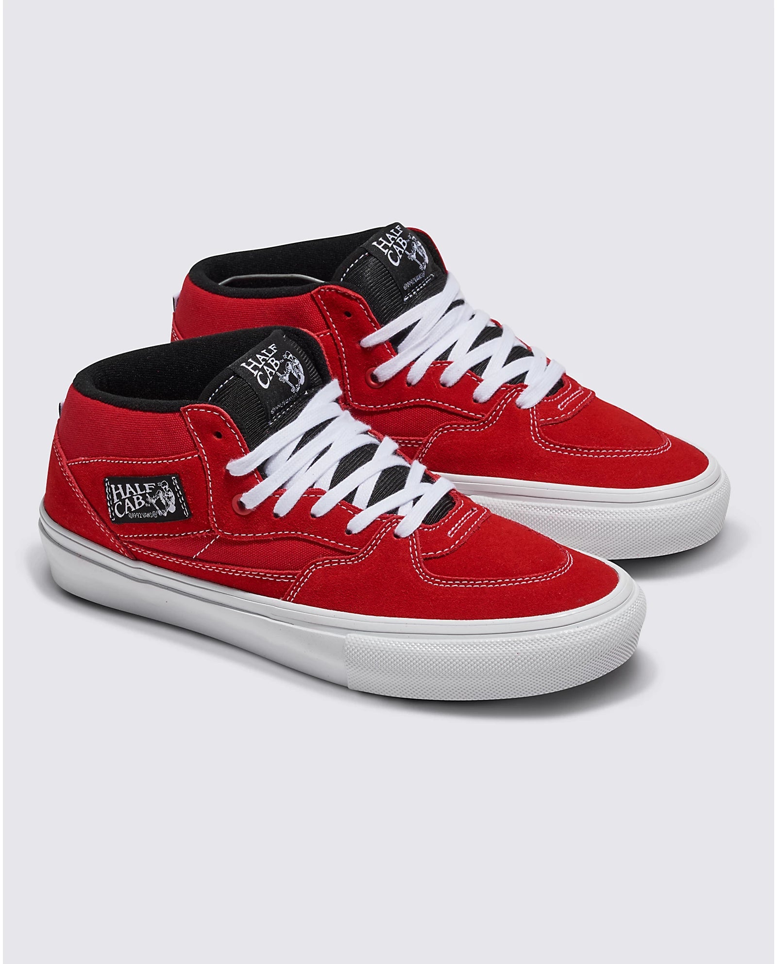 VANS Skate Half Cab Shoes Red/White Men's Skate Shoes Vans 