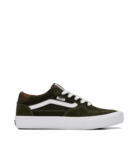 VANS Skate Rowan Shoes Green/Brown Men's Skate Shoes Vans 