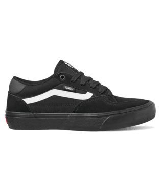 VANS Rowan Shoes Black/Black/White Men's Skate Shoes Vans 