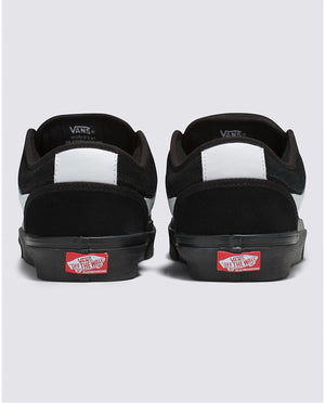 VANS Chukka Low Sidestripe Shoe Black/Black/White Men's Skate Shoes Vans 