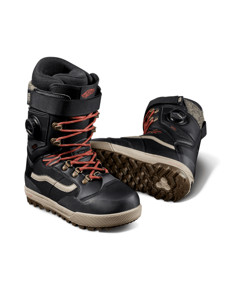 VANS Women's Luna Ventana Pro Snowboard Boot Black/Red 2025 Women's Snowboard Boots Vans 