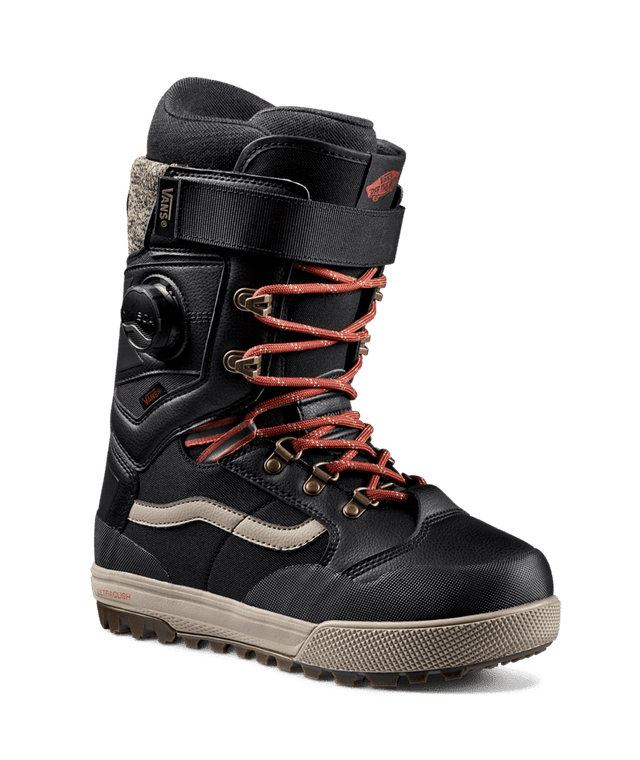 VANS Women's Luna Ventana Pro Snowboard Boot Black/Red 2025 Women's Snowboard Boots Vans 