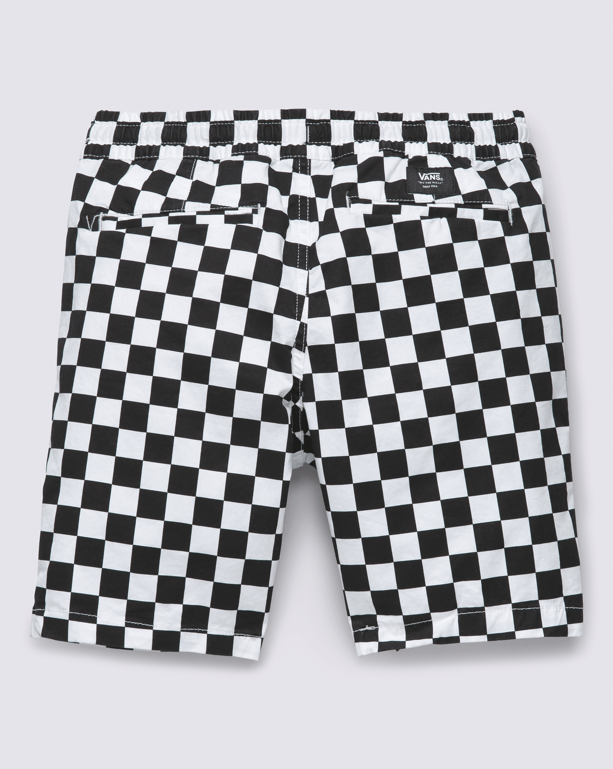 VANS Boy's Range Elastic Waist Shorts Checkerboard Boy's Walkshorts Vans 