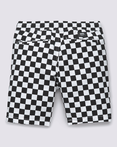 VANS Boy's Range Elastic Waist Shorts Checkerboard Boy's Walkshorts Vans 