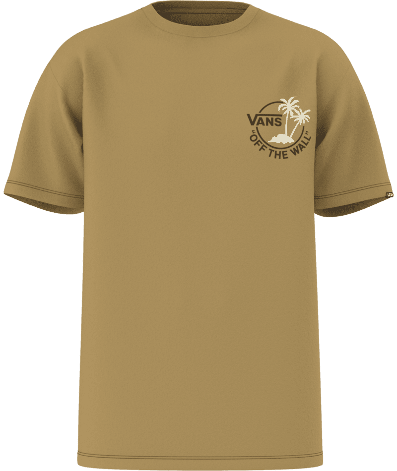 VANS Classic Mini Dual Palms T-Shirt Antelope/Demitasse Men's Short Sleeve T-Shirts Vans 