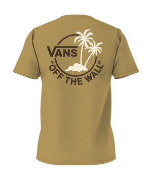 VANS Classic Mini Dual Palms T-Shirt Antelope/Demitasse Men's Short Sleeve T-Shirts Vans 