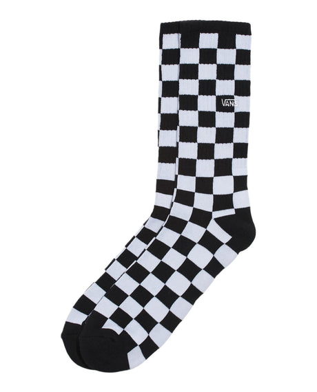 VANS Classic Check Crew Socks Black/Charcoal Men's Socks vans 