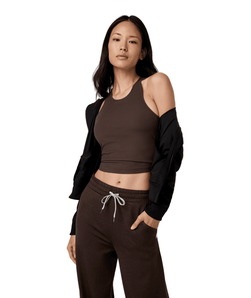 VUORI Women's Pose Plyo Tank Java Women's Tank Tops and Halter Tops Vuori 