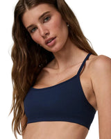 VUORI Women's AllTheFeels Bra Blue Coast Women's Tank Tops and Halter Tops Vuori 