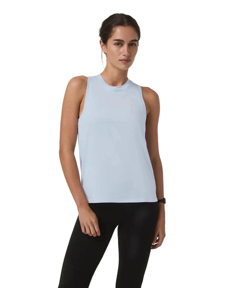 VUORI Women's Energy Top Long Soft Sky Heather Women's Tank Tops and Halter Tops Vuori 