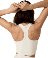 VUORI Women's Elevation Racerback Tank Bone Heather Women's Tank Tops and Halter Tops Vuori 