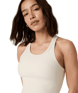 VUORI Women's Elevation Racerback Tank Bone Heather Women's Tank Tops and Halter Tops Vuori 