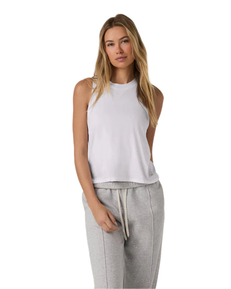 VUORI Women's Energy Top White Women's Tank Tops and Halter Tops Vuori 