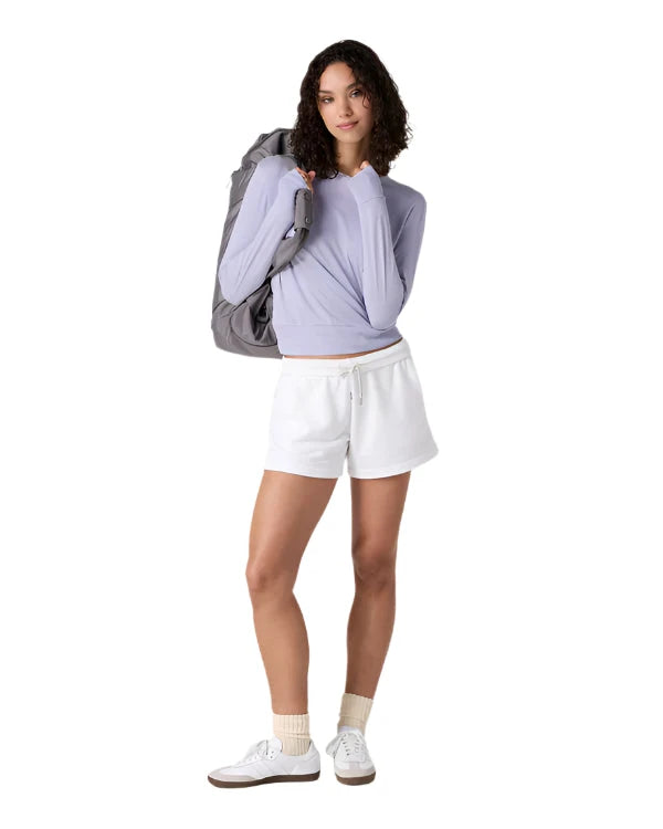 VUORI Women's Daydream Crew Lavender Mist Heather Women's Crewnecks Vuori 