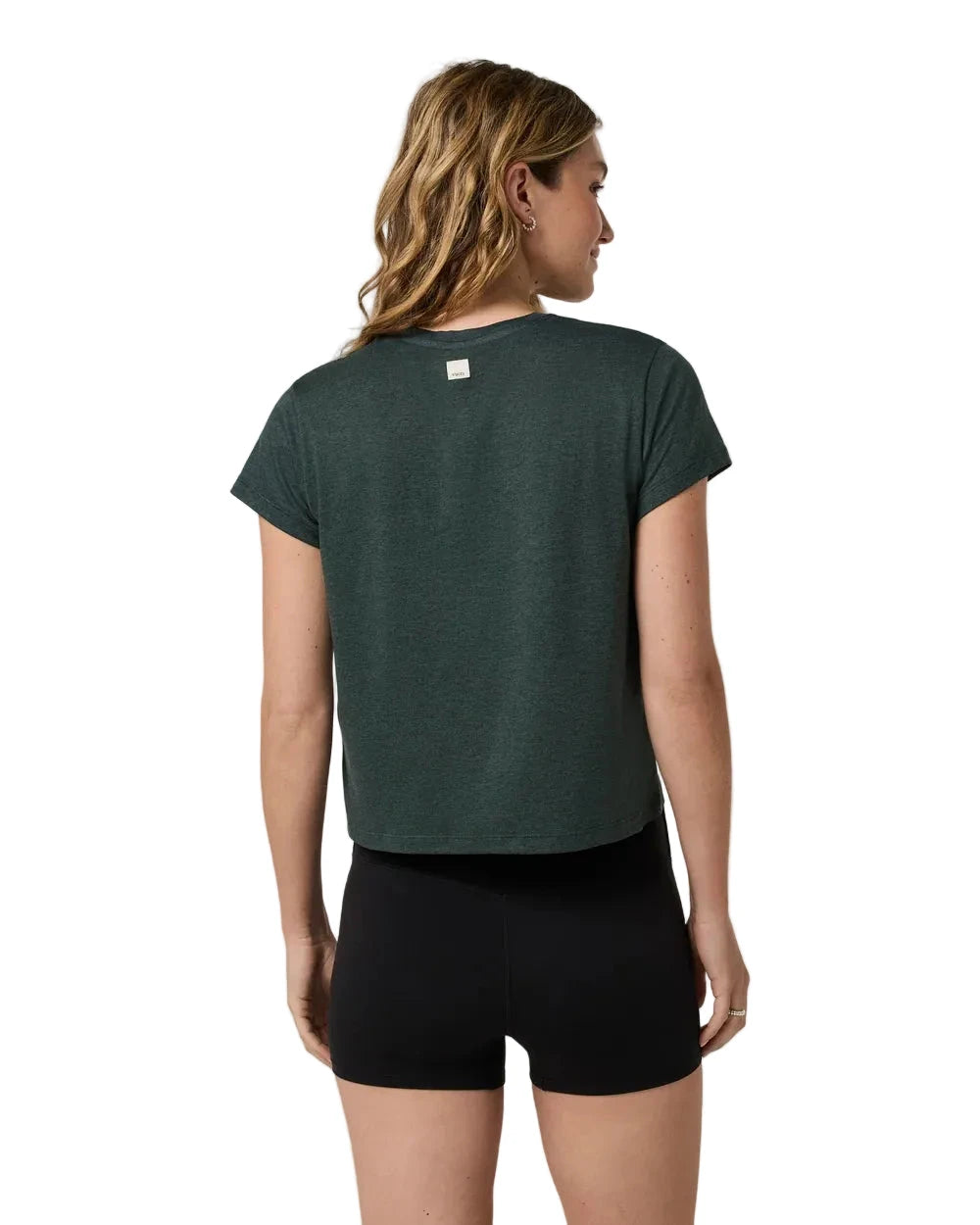 VUORI Women's Enery Classic T-Shirt Hemlock Heather Women's Short Sleeve T-Shirts Vuori 