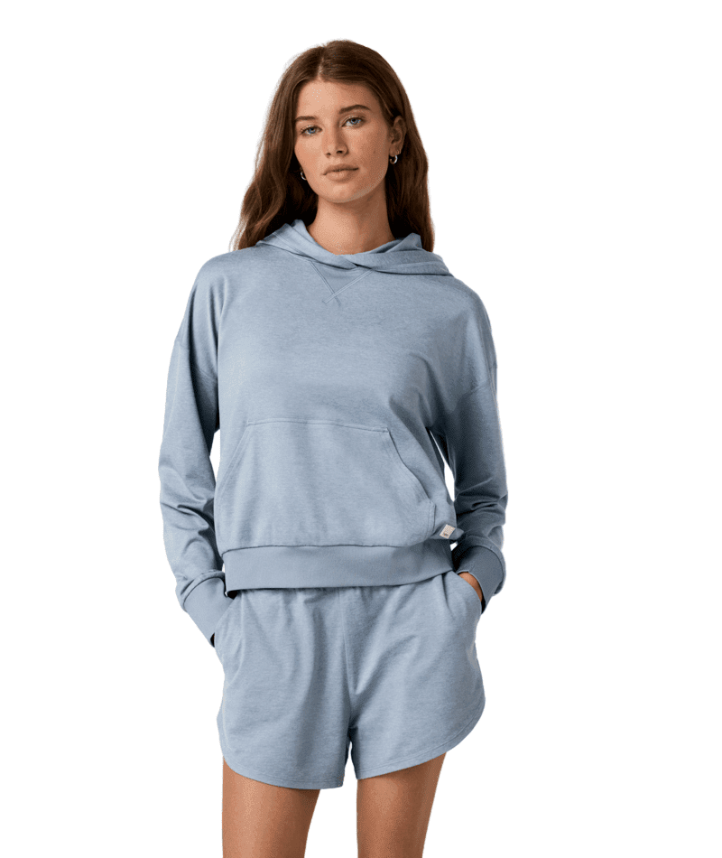 VUORI Women's Halo Pullover Hoodie Sea Glass Heather Women's Pullover Hoodies Vuori 