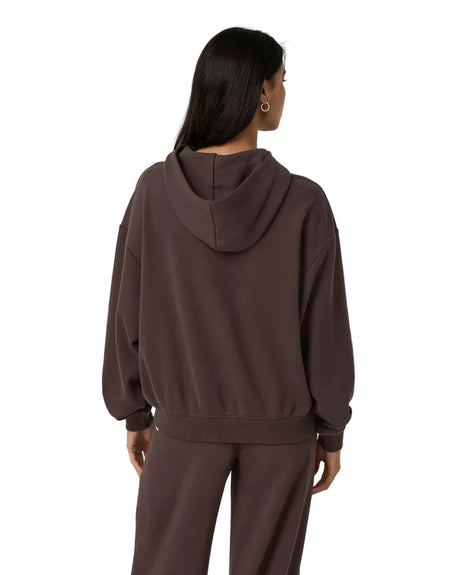 VUORI Women's Sedona Classic Pullover Hoodie French Roast Women's Pullover Hoodies Vuori 