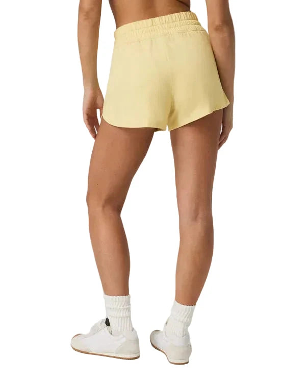VUORI Women's Halo Performance 2.0 Short Lemon Snap Heather Women's Shorts Vuori 