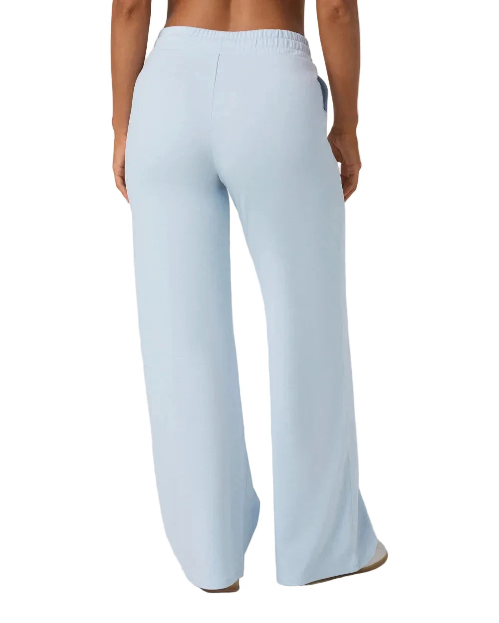 VUORI Women's Halo Essential Wide Leg Pant Soft Sky Heather Women's Pants Vuori 