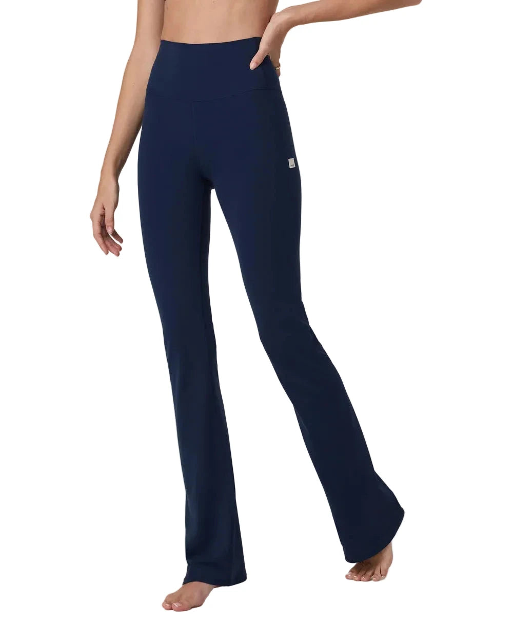 VUORI Women's AllTheFeels Slim Flare Leggings Blue Coast Women's Pants Vuori 