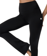 VUORI Women's AllTheFeels Slim Flare Leggings Black Women's Pants Vuori 