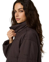 VUORI Women's Canyon Insulated Sporty Jacket French Roast Women's Street Jackets Vuori 
