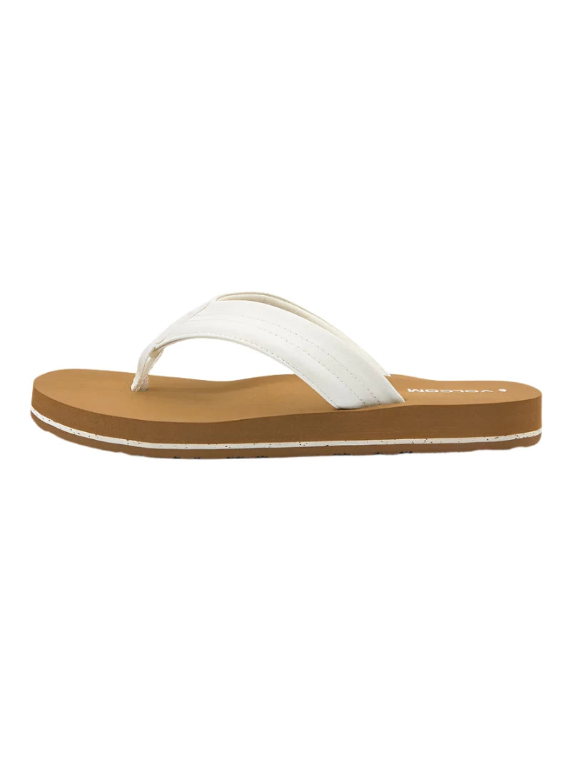 VOLCOM Women's Boyfriend Thong Sandals White Women's Sandals Volcom 