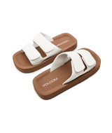 VOLCOM Women's Squared Sandals White Women's Sandals Volcom 