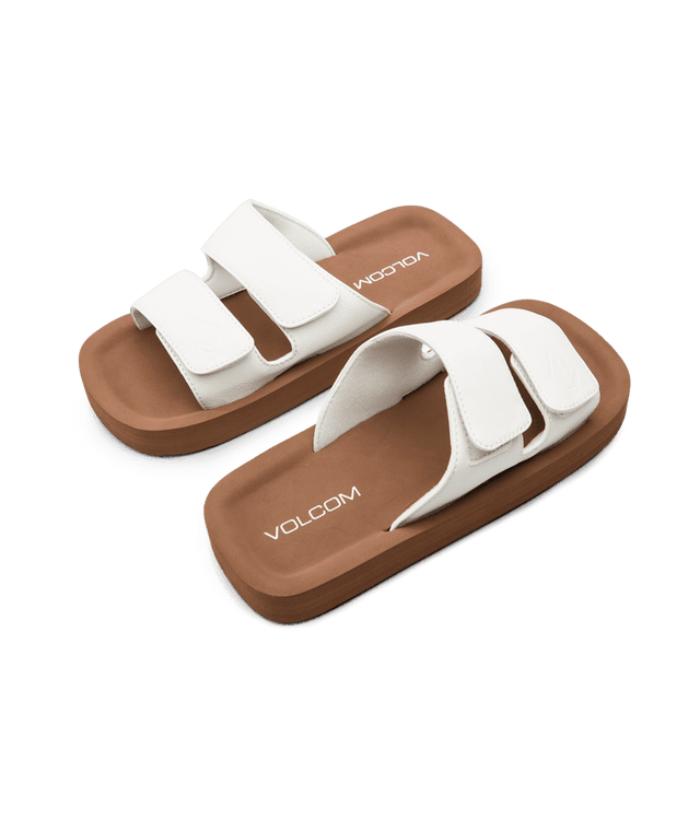 VOLCOM Women's Squared Sandals White Women's Sandals Volcom 