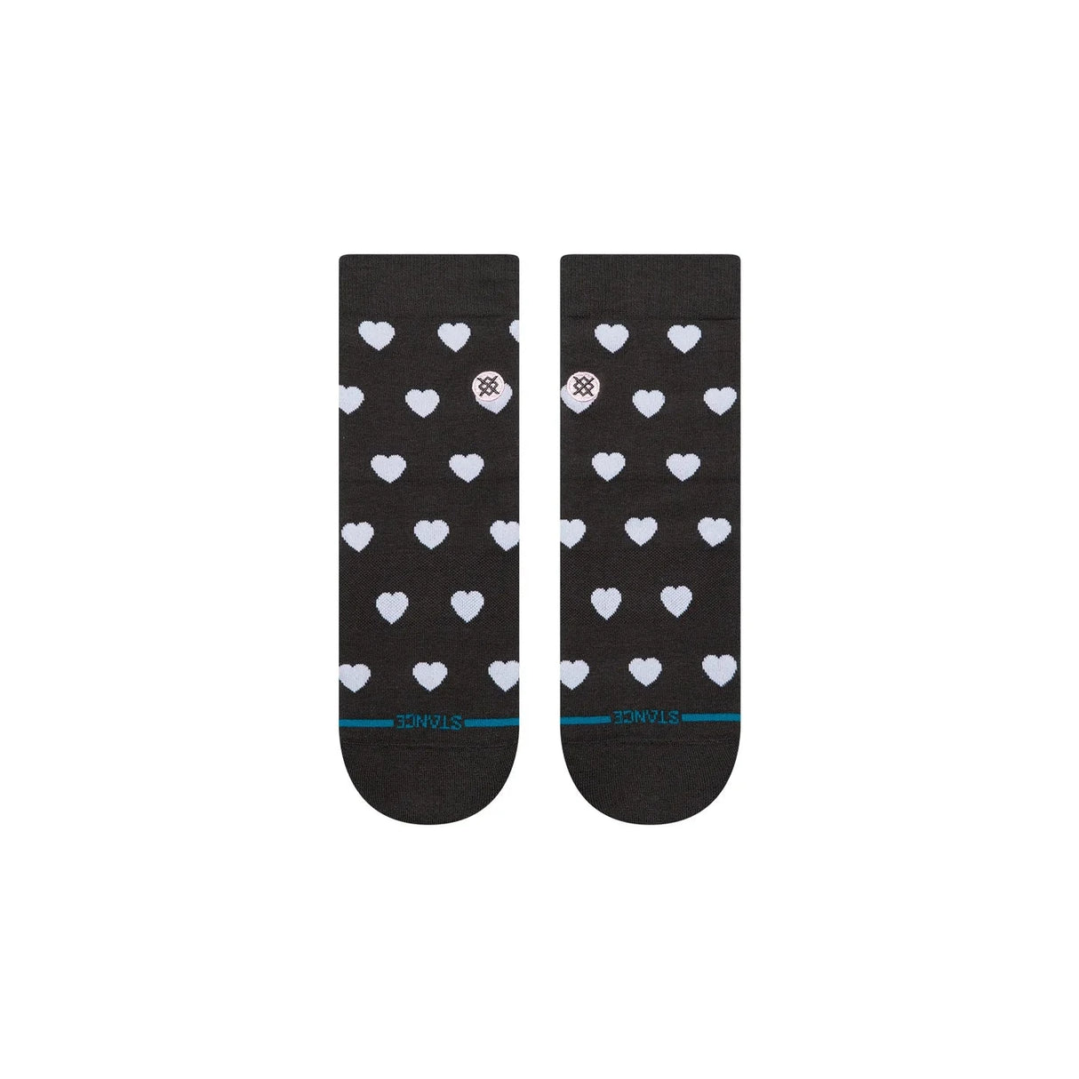 STANCE Women's Hearts Lowrider Socks Charcoal Men's Socks Stance 