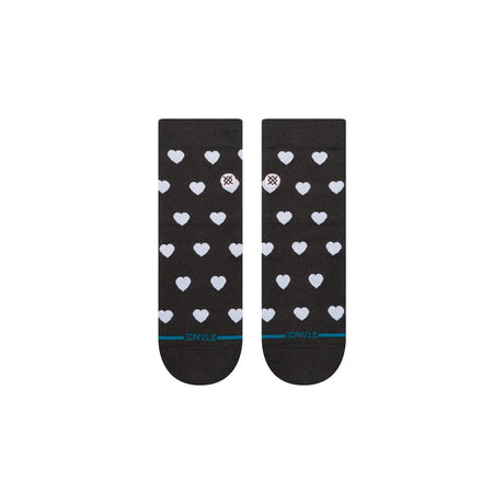 STANCE Women's Hearts Lowrider Socks Charcoal Men's Socks Stance 
