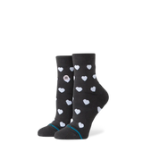 STANCE Women's Hearts Lowrider Socks Charcoal Men's Socks Stance 