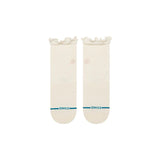 STANCE Women's Ruffle Icon Quarter Sock Ivory Women's Socks Stance 