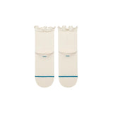 STANCE Women's Ruffle Icon Quarter Sock Ivory Women's Socks Stance 