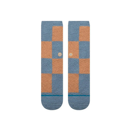 STANCE Women's Patchwork Cozy Crew Sea Blue Women's Socks Stance 