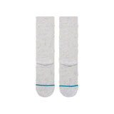 STANCE Women's Terry Cheetah Crew Socks Heather Grey Women's Socks Stance 