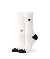 STANCE Women's Heart Crew Socks Canvas Women's Socks Stance 