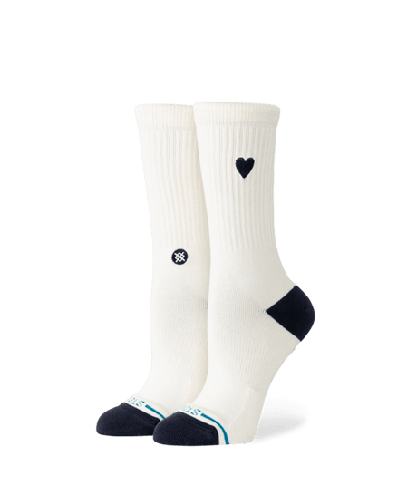 STANCE Women's Heart Crew Socks Canvas Women's Socks Stance 
