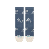 STANCE Women's Petite Bloom Crew Socks Sea Blue Women's Socks Stance 