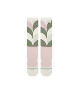 STANCE Women's Geo Petals Ultralight Wool Snow Socks Lilac Women's Snowboard Socks Stance 