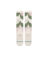 STANCE Women's Geo Petals Ultralight Wool Snow Socks Lilac Women's Snowboard Socks Stance 