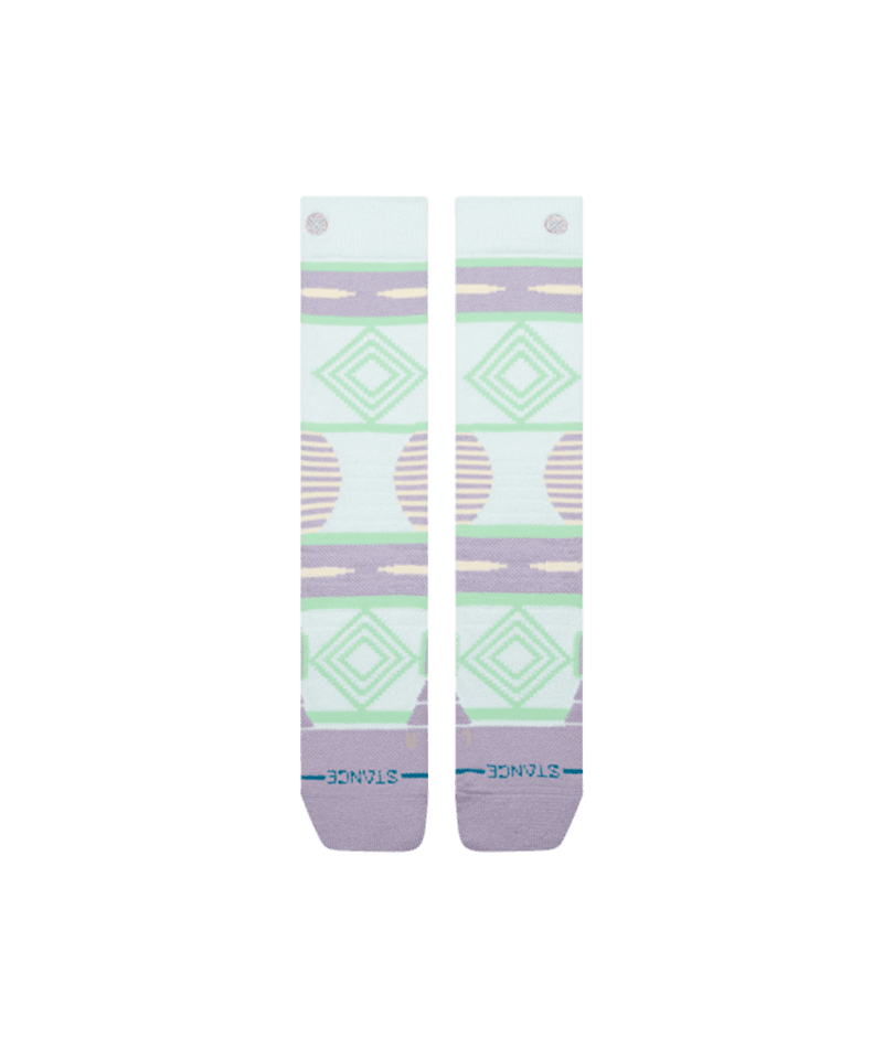 STANCE Women's Temple Mid Poly Snow Socks Sage Women's Snowboard Socks Stance 