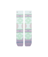 STANCE Women's Temple Mid Poly Snow Socks Sage Women's Snowboard Socks Stance 
