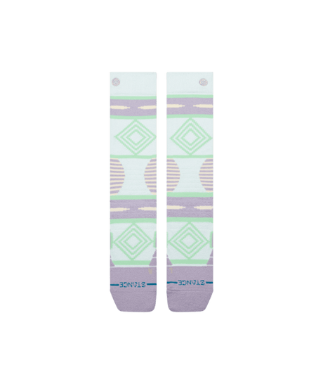 STANCE Women's Temple Mid Poly Snow Socks Sage Women's Snowboard Socks Stance 