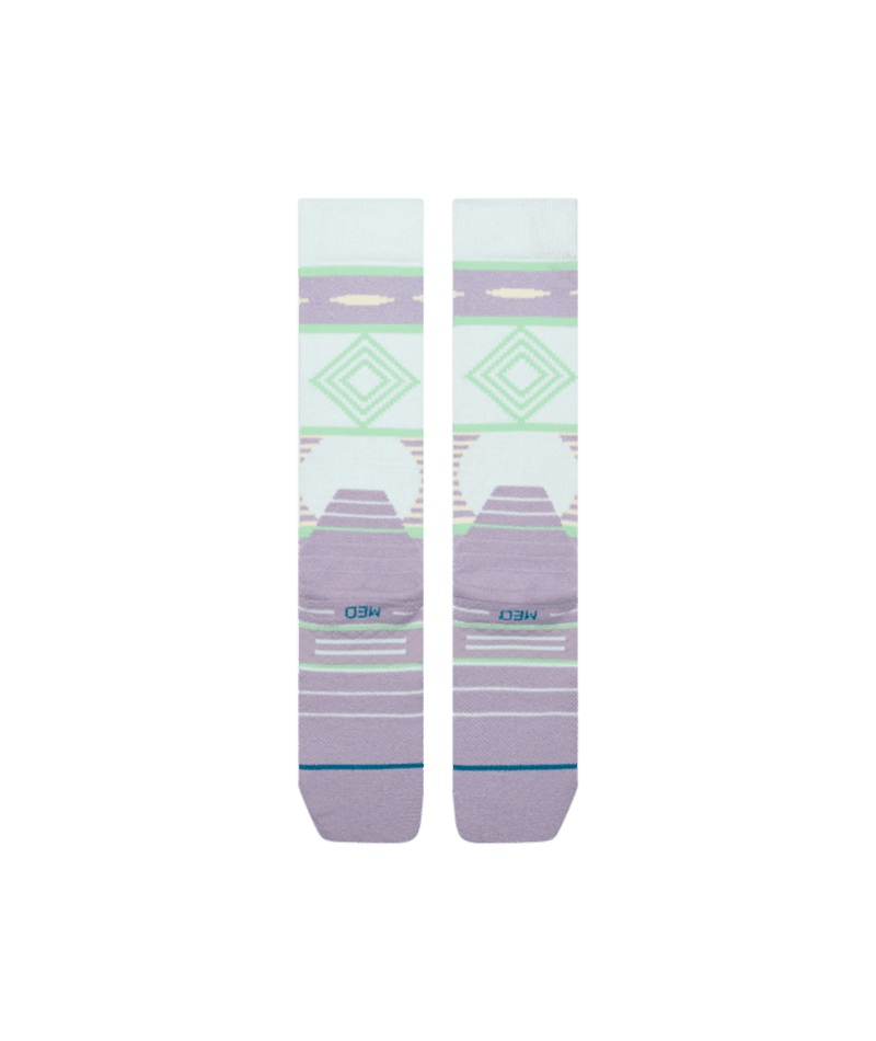 STANCE Women's Temple Mid Poly Snow Socks Sage Women's Snowboard Socks Stance 