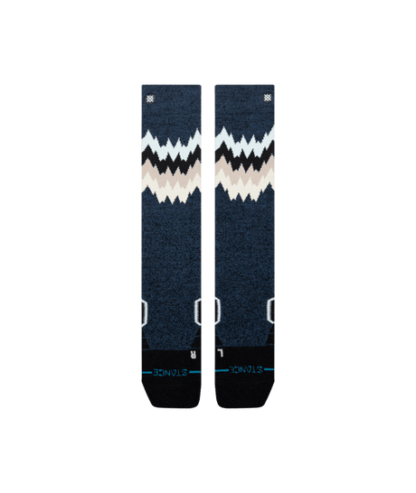 STANCE Women's Thompson Mid Wool Snow Socks Black Heather Women's Snowboard Socks Stance 