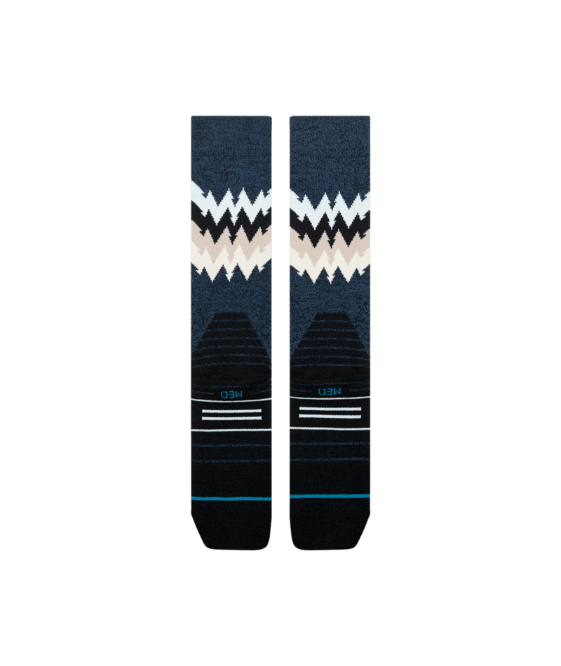 STANCE Women's Thompson Mid Wool Snow Socks Black Heather Women's Snowboard Socks Stance 